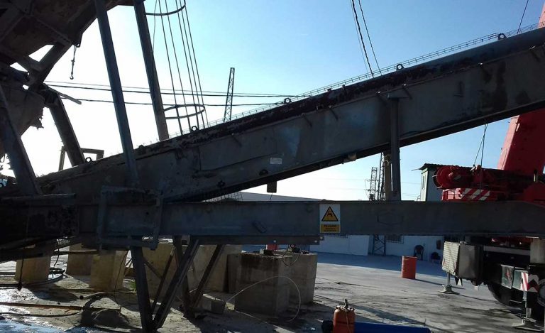 Desmontaje planta hormigón